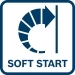 Sanfter Start, da Last und Drehmoment des Motors b