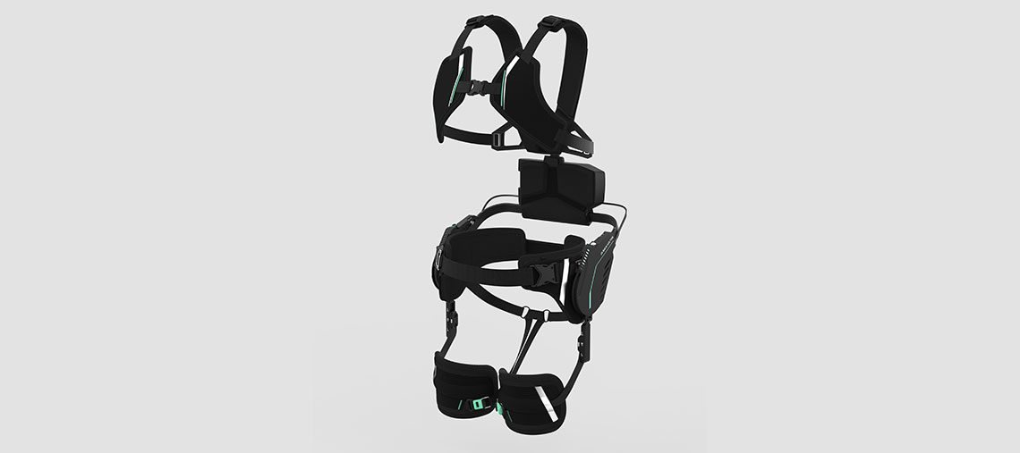 Schwarze Bosch Professional Exoskelette für ergonomische Unterstützung.